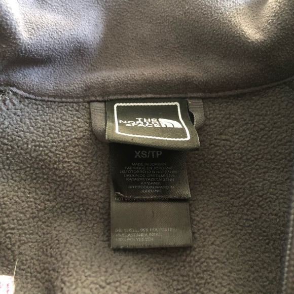 The North Face- Grey Breast Cancer Awareness Fleece Lined Full Zip Jacket - Picture 6 of 7